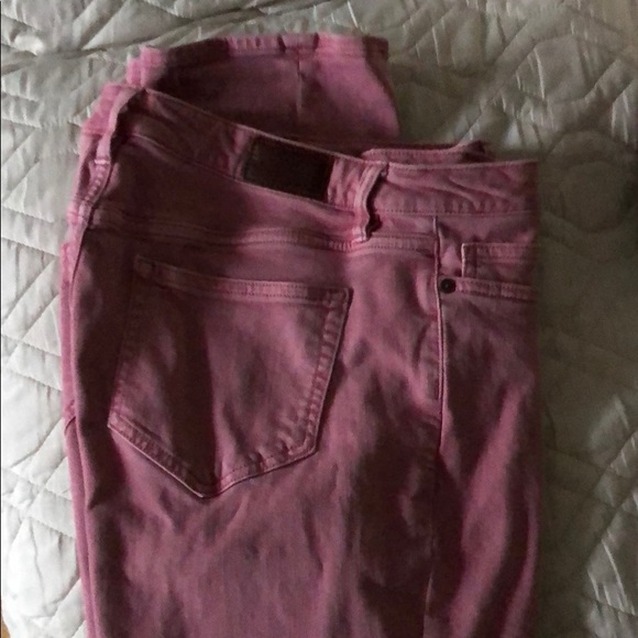 lands end colored jeans